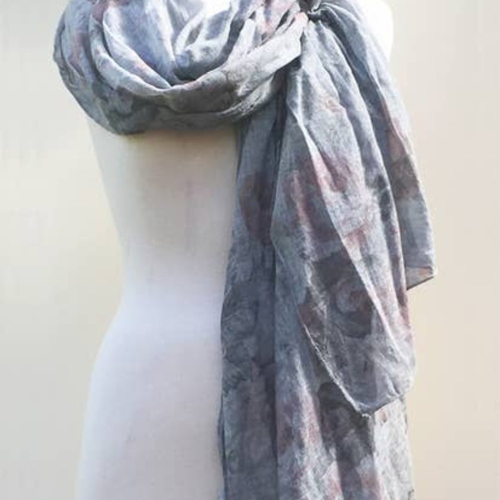 Italian Pure Linen Floral Dress. - Picture 4 of 5